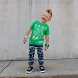 UG- Meowy Christmas Tee, Green (Infant, Toddler, Youth, Adult)