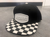 Black/Checker w/White Patch  (Infant/Toddler, Child, Adult)