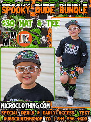 Spooky Dude Bundle(Tee & Hat)