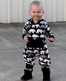 Gio Hooded Romper, POLAR BEARS