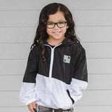 Coastal Vibes Rain Jacket, B&W (infant to adult)