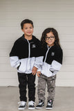 Coastal Vibes Rain Jacket, B&W (infant to adult)