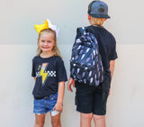 Checker Bolt Backpack, Full Size Child