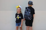 Checker Bolt Backpack, Full Size Child