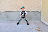 UG- Big Foot Raglan, B/W (Toddler, Youth)