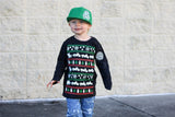 Moto Santa Long Sleeve Shirt (Infant, Toddler, Youth)