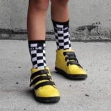 MM CHECKERBOARD Sockz, B/W (Infant, Toddler Youth)