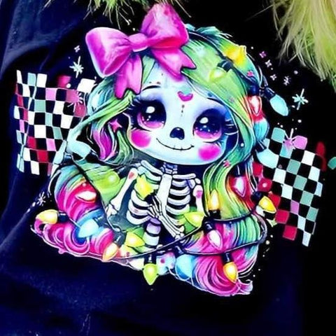 Jolly Dead GIRL Crew Fleece,  (Multiple Options)