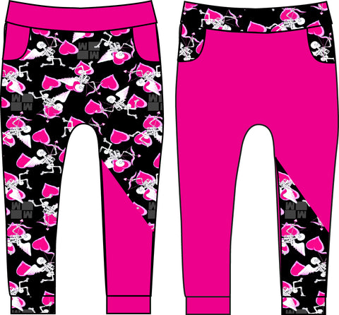 MTO-Kyson Joggers, Skelly Cupid, Pink