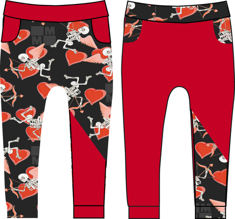 MTO-Kyson Joggers, Skelly Cupid, Red