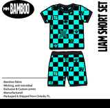 LIAM Short Set, (2 pc), Bamboo SURF CHECKS