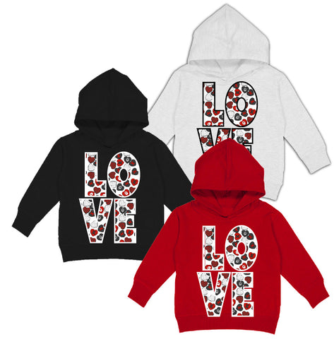 LOVE Heart Hoodies, (Multiple Options)