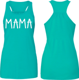 Mama PUFF Raceback Tank, (Multiple Colors)