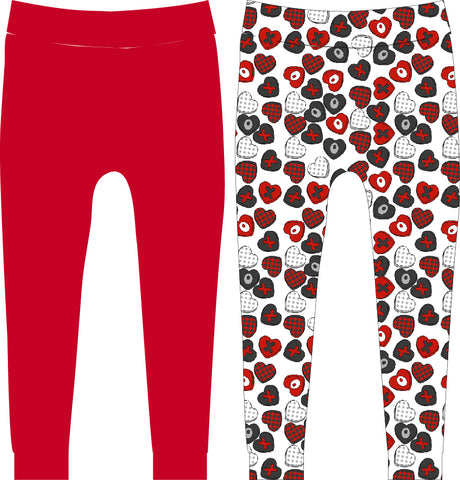 MTO-McKenna Leggings, CANDY HEARTS