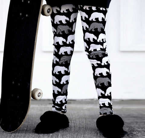 MTO-McKenna Leggings, POLAR BEARS