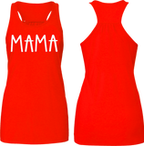 Mama PUFF Raceback Tank, (Multiple Colors)