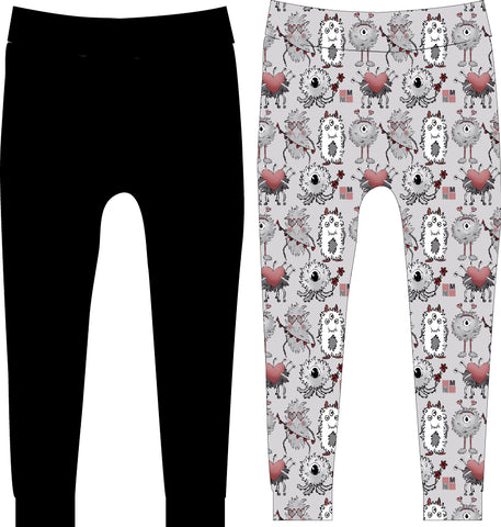 MTO-McKenna Leggings, MONSTERS