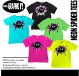 Neon SPIDER Tees, (Multiple Options)