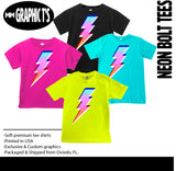 Neon Bolt TEES, (Multiple Options)