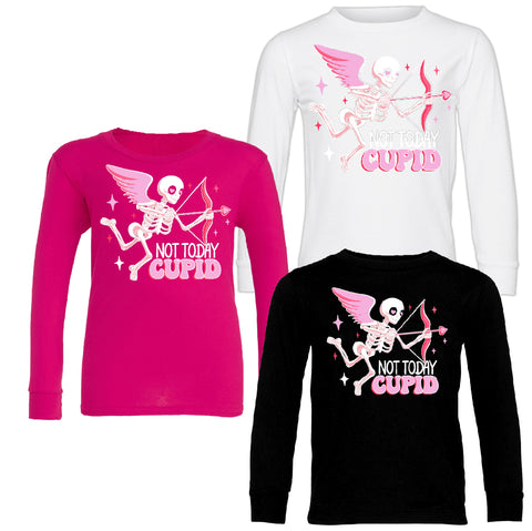 Not Today Cupid Long Slv.Shirts (Pink Group)