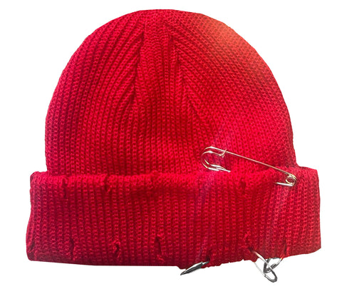 PUNK BEANIE, RED (CHILD)