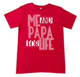 Me & Papa For Life Checks Tees, Multiple Options  (Infant, Toddler, Youth, Adult)