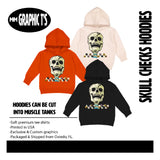 Retro Skelly Checks Hoodies,  (Multiple Options)