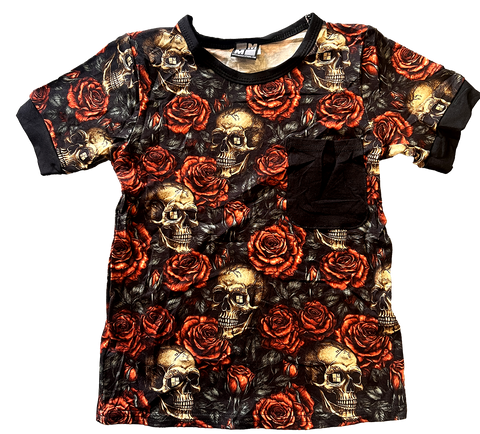 PARKER (Pocket T), Bamboo, Skull n Roses