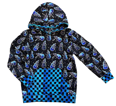 Neon Snowman Ryder HOODIE, Adult