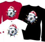 SOCCER Xmas Lights Tees & Long Sleeves)