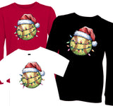 SOFTBALL Xmas Lights (Tees & Long Sleeves)