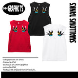 Swallows Tat Tanks, (Multiple Options)