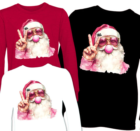 Santa Bubble Christmas Tees & Long Sleeves