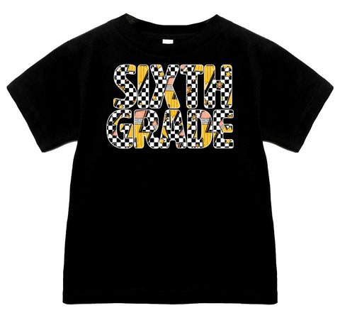 SIXTH School Bolt TEES, Black