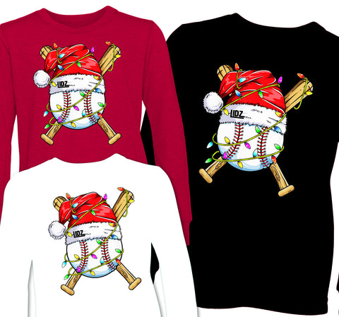 Xmas Baseball Tees & Long Sleeves