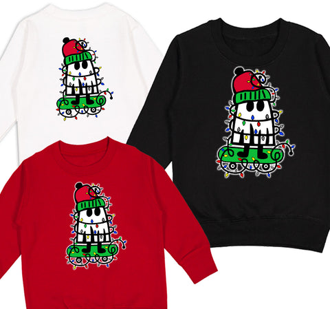 XMAS SK8R GHOST Crew Fleece,  (Multiple Options)