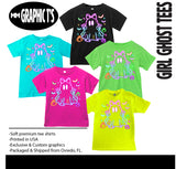 Neon GHOST GIRL Tees, (Multiple Options)