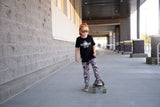 *SK8R Ghost Tee, Black (Infant, Toddler, Youth, Adult)