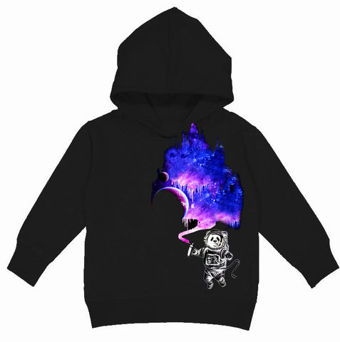 Galaxy Panda Hoodie, Black (Toddler, Youth)