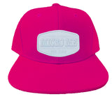 HOT PINK Snapback, W/W Patch (Infant/Toddler, Child, Adult)