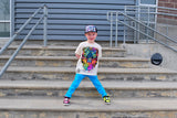 Neon Tiger Tee, Natural  (Toddler, Youth, Adult)