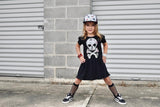 TAT-Skull Dress, Blk (Infant, Toddler)