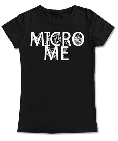 Micro Web GIRLS Fitted Tee, Black(Youth, Adult)