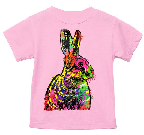 Neon Bunny Tee, Lt. Pink (Toddler, Youth, Adult)