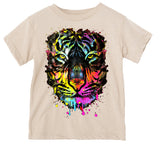 Neon Tiger Tee, Natural  (Toddler, Youth, Adult)