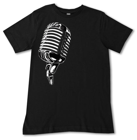 Old Skool Mic Tee, Black (Infant, Toddler, Youth)