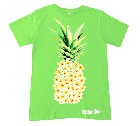 BB-Plumeria Pineapple Tee, Lime (Infant, Toddler, Youth)