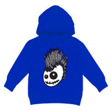 *Skully Checks Hoodie, Royal (Toddler, Youth, Adult)